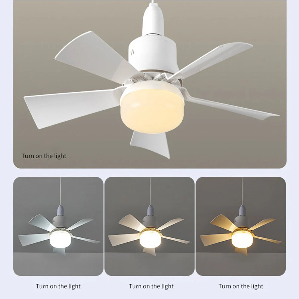 Zephyrair™ Portable Ceiling Fan and Light 2 in 1